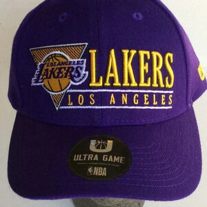 NWT Ultra Game NBA Los Angeles Lakers Baseball Cap